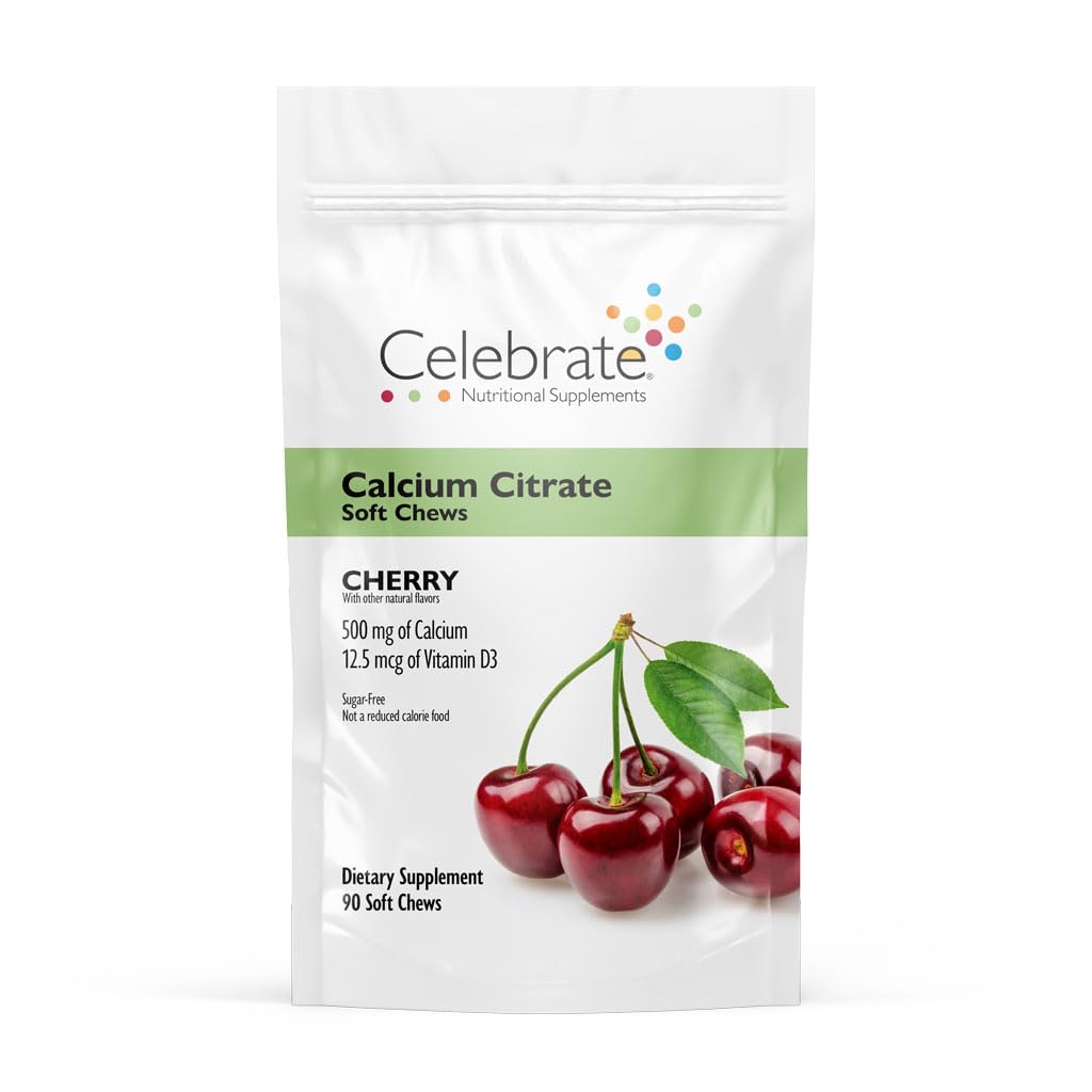 Celebrate Vitamins Bariatric 500mg Calcium Citrate Soft Chews