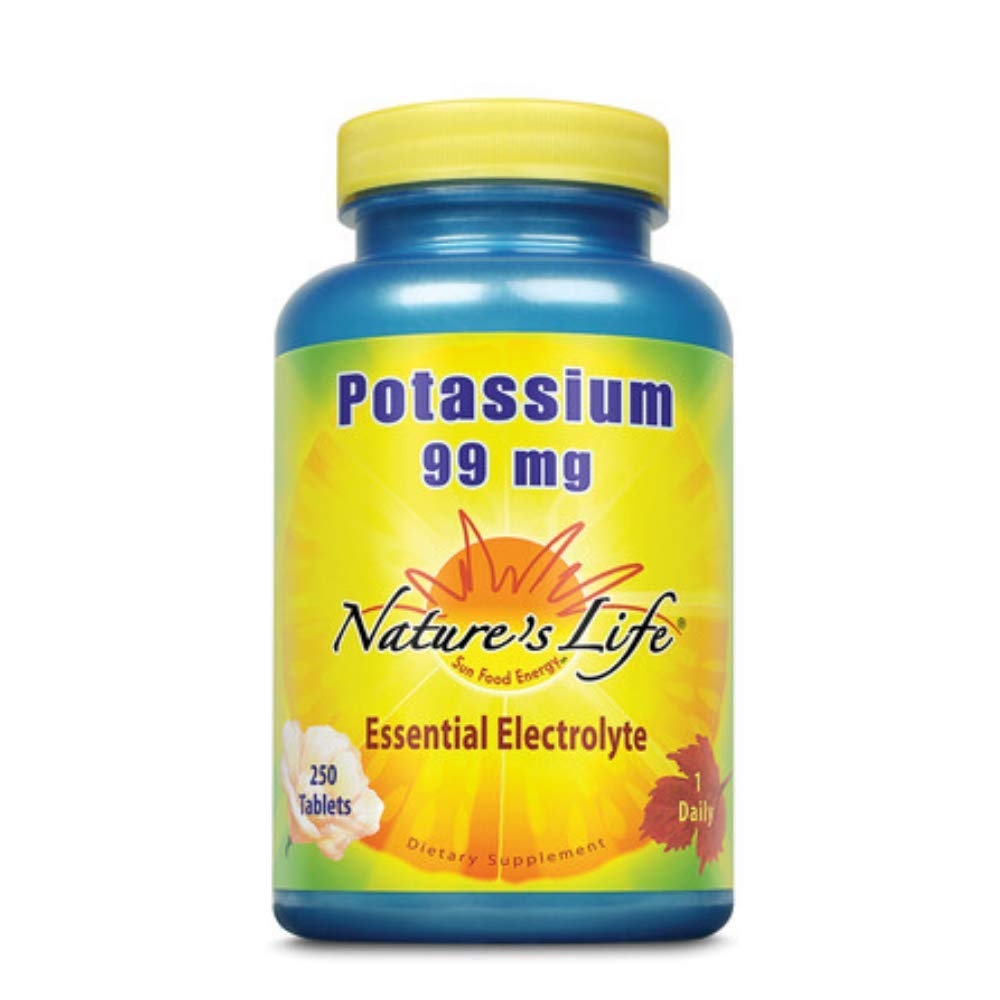 Nature's Life Potassium 99 mg Tablets - 250 Count