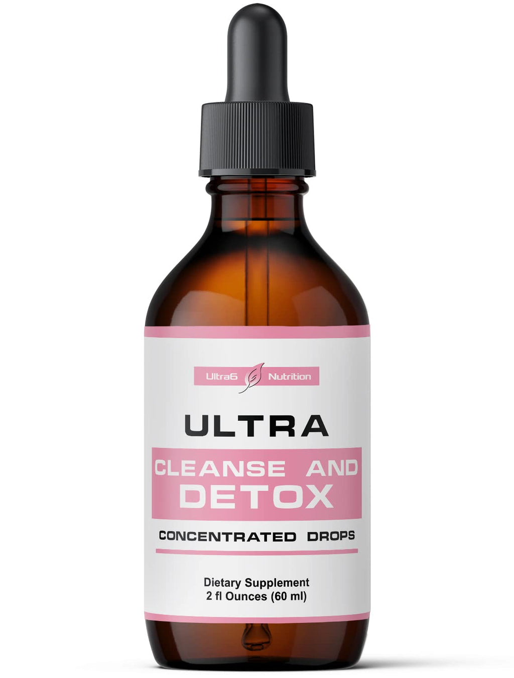 Ultra6 Nutrition Liver Cleanse Detox Drops with Milk Thistle - 2 Fl Oz