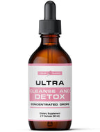 Ultra6 Nutrition Liver Cleanse Detox Drops with Milk Thistle - 2 Fl Oz