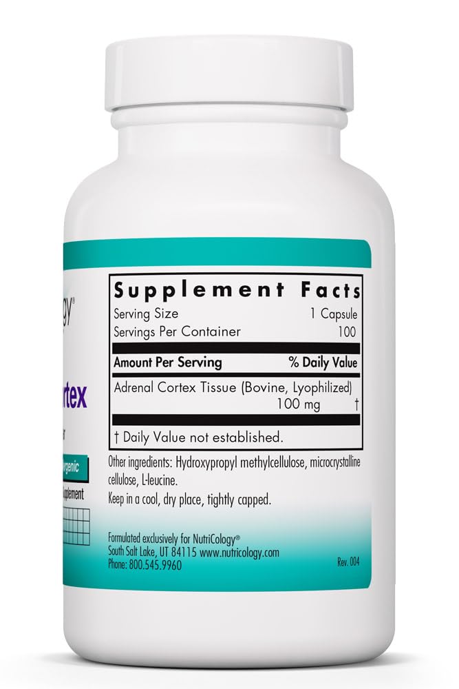 Allergy Research Group Adrenal Cortex Bovine Glandular 100 mg - image 2