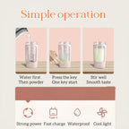 TDXVPB Self Electric Protein Shaker Bottle with Powder Box Automatic