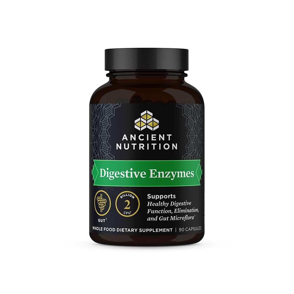 Ancient Nutrition Digestive Enzymes - 90 Capsules