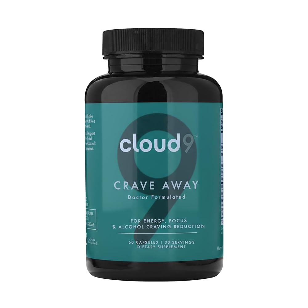 Cloud9 Crave Away Alcohol Craving Blocker - 60 Capsules