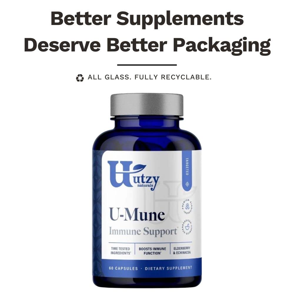 Utzy Naturals U-Mune Immune Support - 60 Capsules - image 2