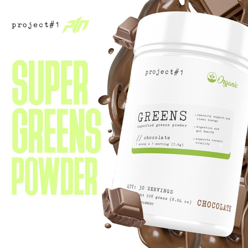 Project #1 Vital Greens Superfood Powder for Energy & Digestion - 30 Servings - image 4