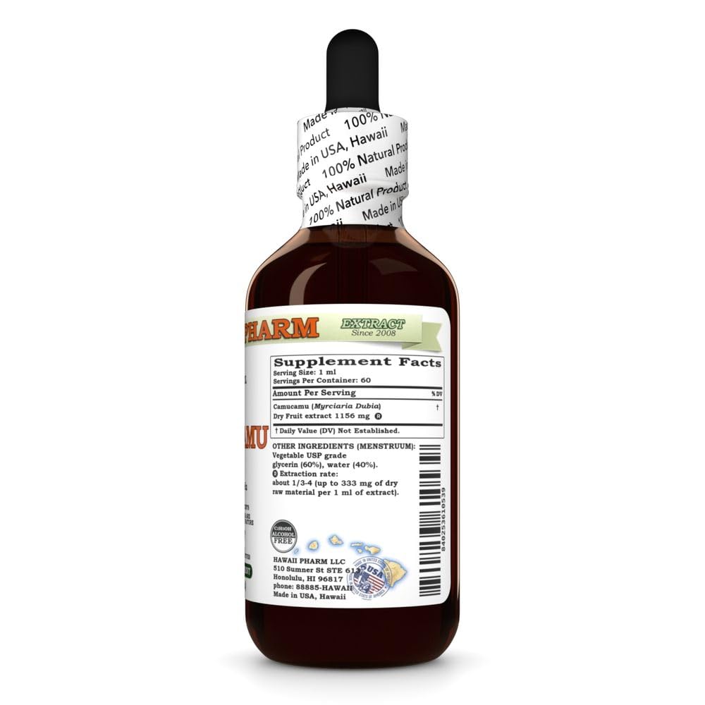 Hawaii Pharm Camucamu (Myrciaria dubia) Fruit Alcohol-Free Extract