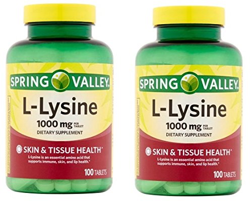 Spring Valley L-Lysine 1000 mg - 200 Tablets