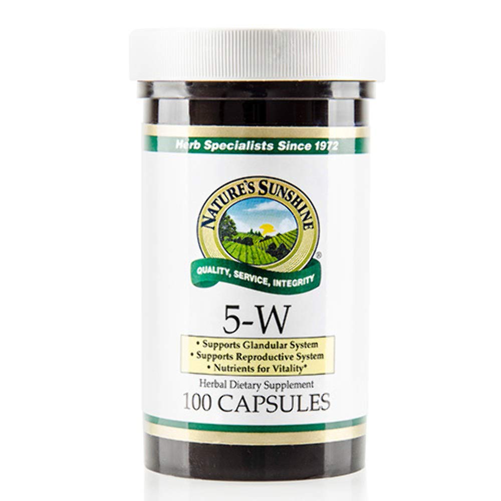 Nature's Sunshine 5-W Herbal Supplement - 100 Capsules