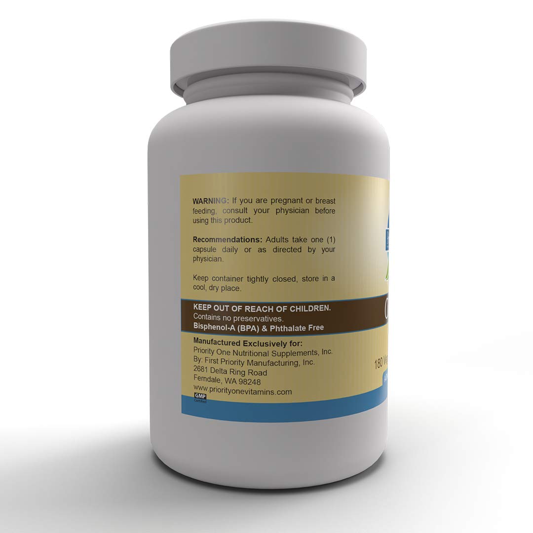 Priority One Chlorella Vegetarian Capsules Immune Support - 180 Count - image 4
