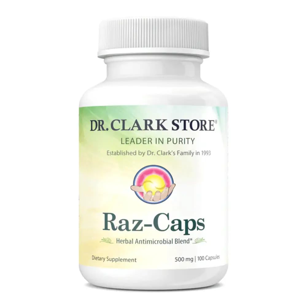 Dr Clark Raz-Caps Herbal Supplement 500mg - 100 Capsules
