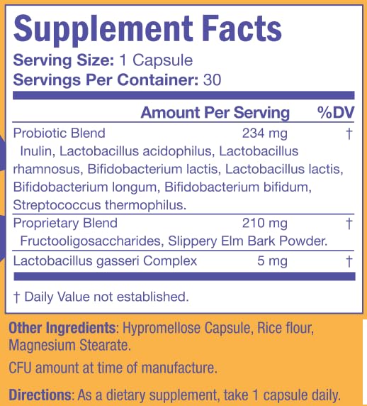 Bari Life Probiotic Supplement Digestive Health - 30 Capsules - image 3