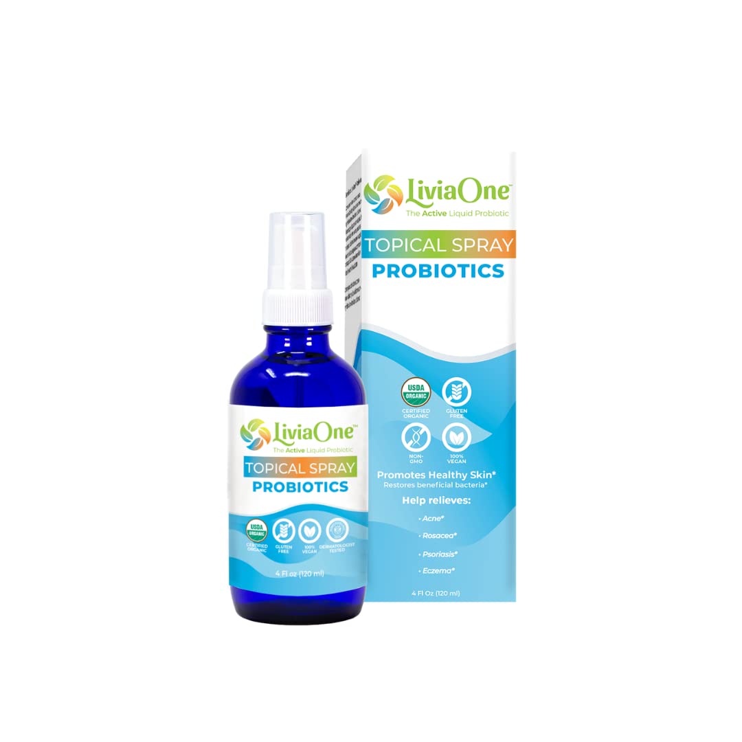 LiviaOne Topical Probiotics Spray for Skin Health - 4 Fl Oz