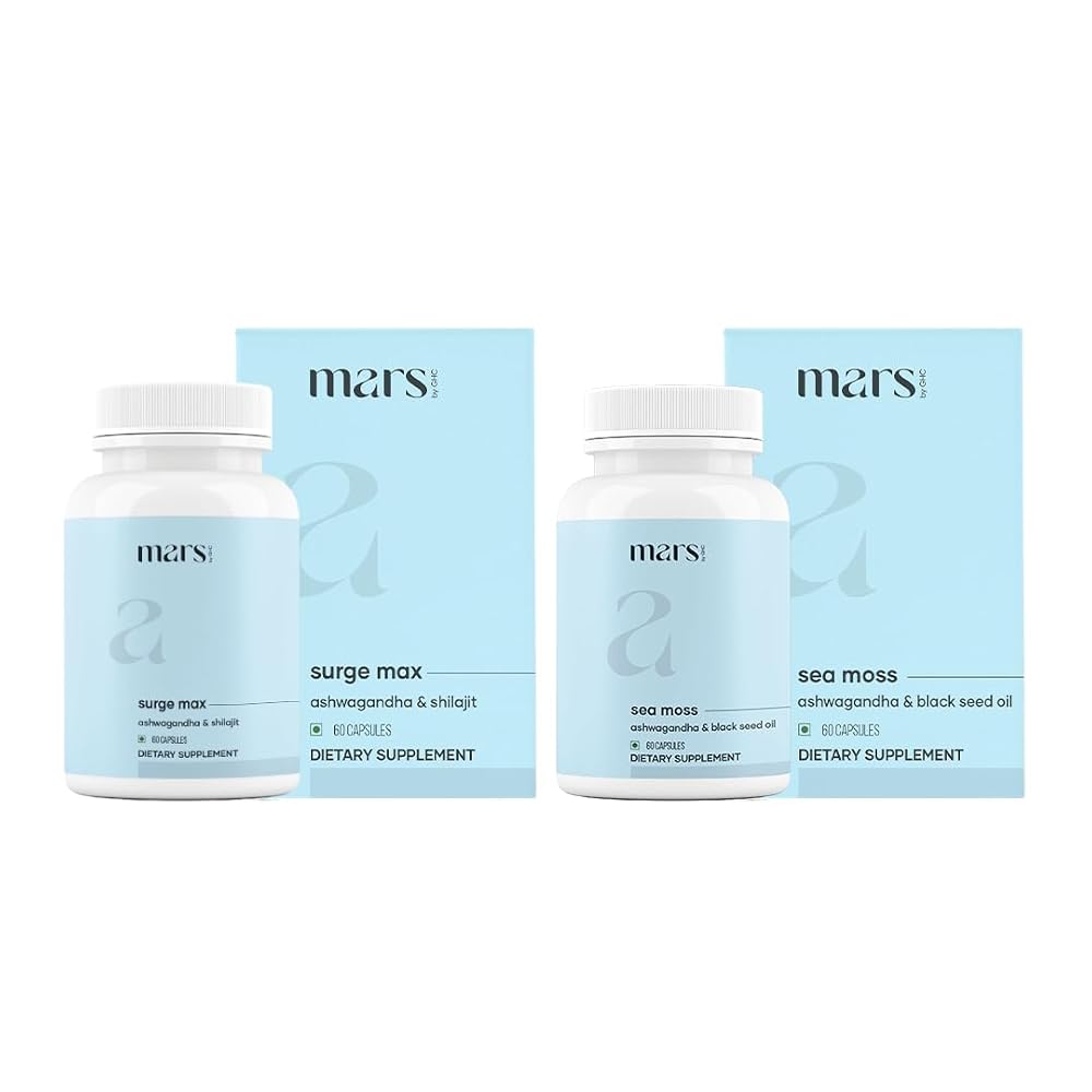 mars by GHC Power Surge Combo Sea Moss Capsules - 120 Capsules