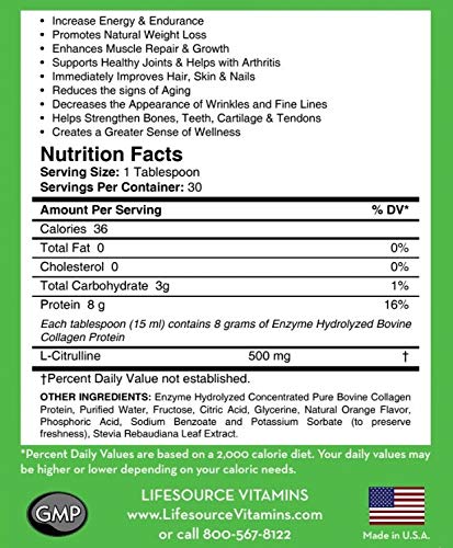 LifeSource Vitamins Liquid Collagen - 16 fl oz - image 5