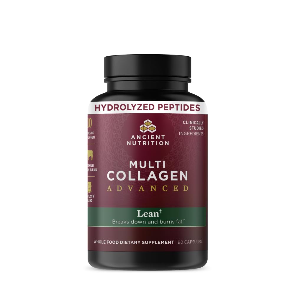 Ancient Nutrition Advanced Multi Collagen Peptides Lean - 90 Capsules