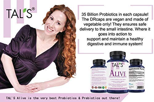 TAL'S Alive Probiotics & Prebiotics Supplement - 90 Capsules - image 5