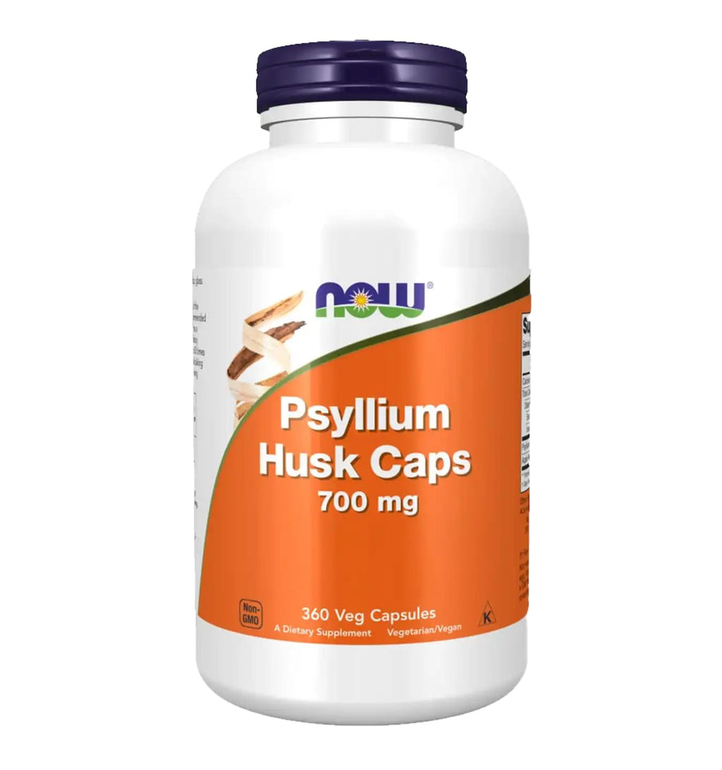 NOW Foods Psyllium Husk 700 mg - 360 Vegetarian Capsules