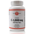 Holistic Health Vitamin C with Rose Hips 1000mg - 100 Tablets
