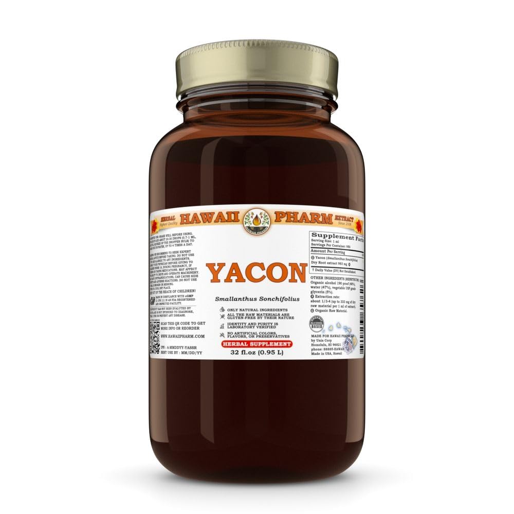Hawaii Pharm Yacon Root Liquid Extract - 32 fl oz
