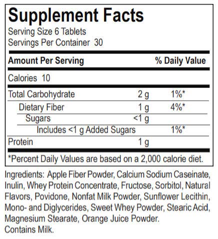 Dialyvite Peak Protein/Fiber Chewable Tablets - 180 Count - image 3