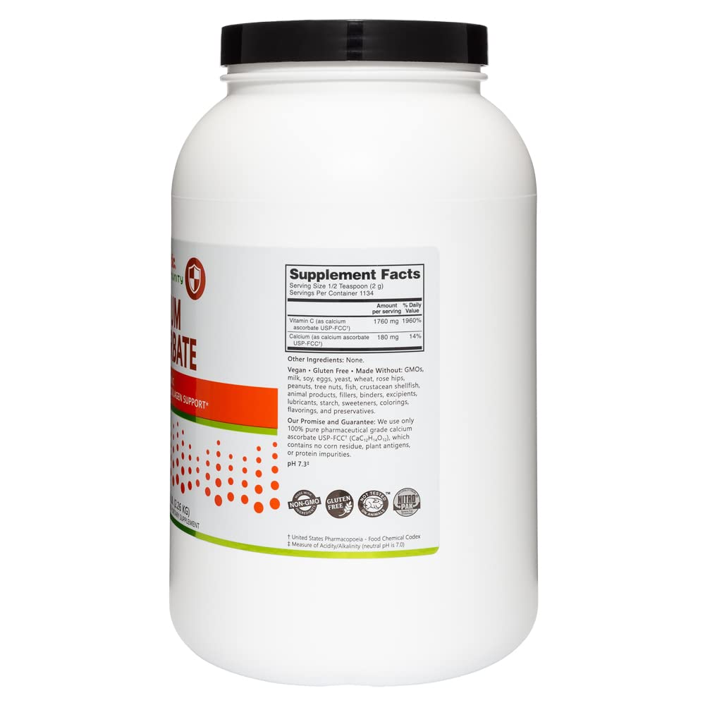 NutriBiotic Calcium Ascorbate Vitamin C Powder - 5 Pound - image 3