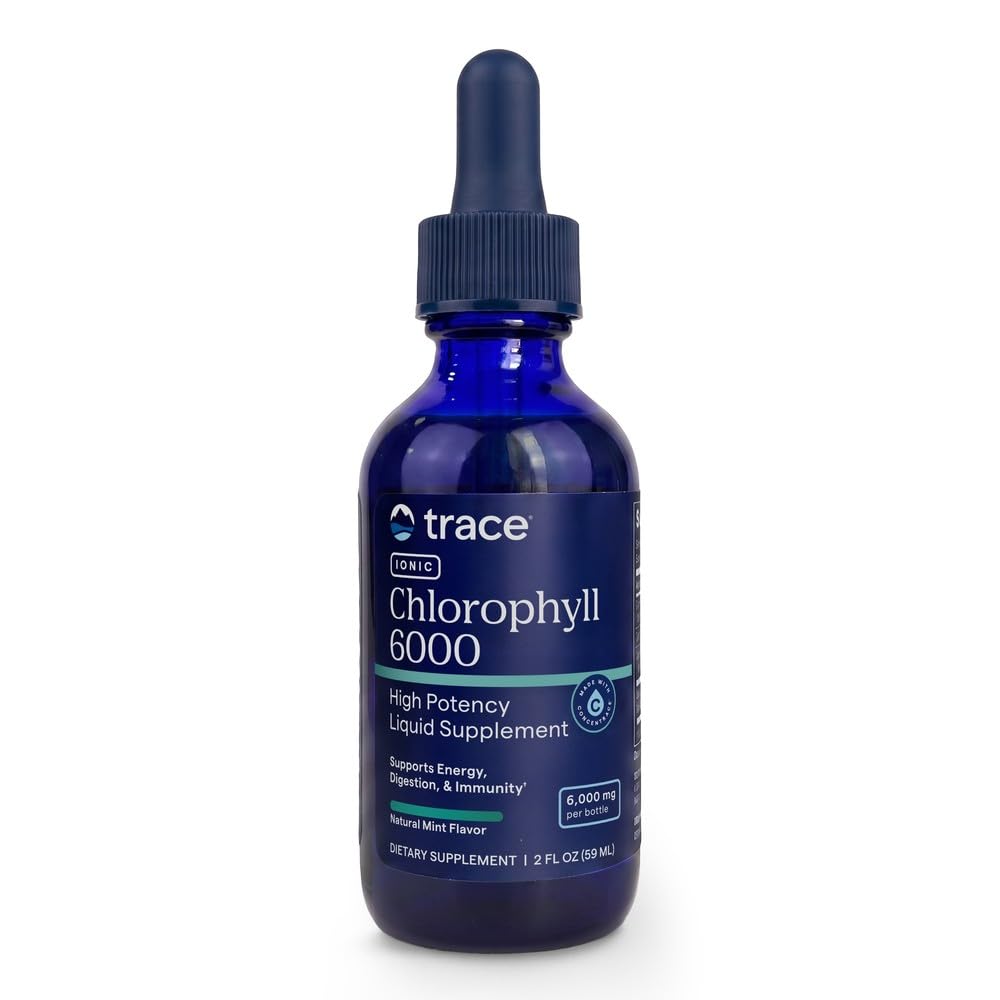 Trace Minerals Ionic Chlorophyll Supplement, Natural Mint - 2 fl oz