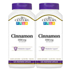 21st Century Cinnamon 500 mg Vegetarian Capsules - 240 Count