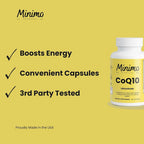 Minimo Nutrition CoQ10 Ubiquinone 200mg - 30 Capsules - image 2
