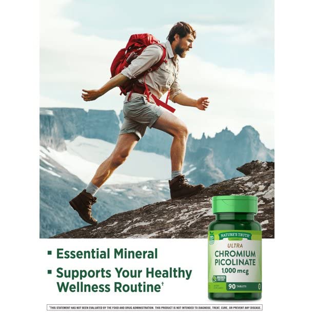 Nature's Truth Ultra Chromium Picolinate 1000 mcg - 180 Capsules - image 4