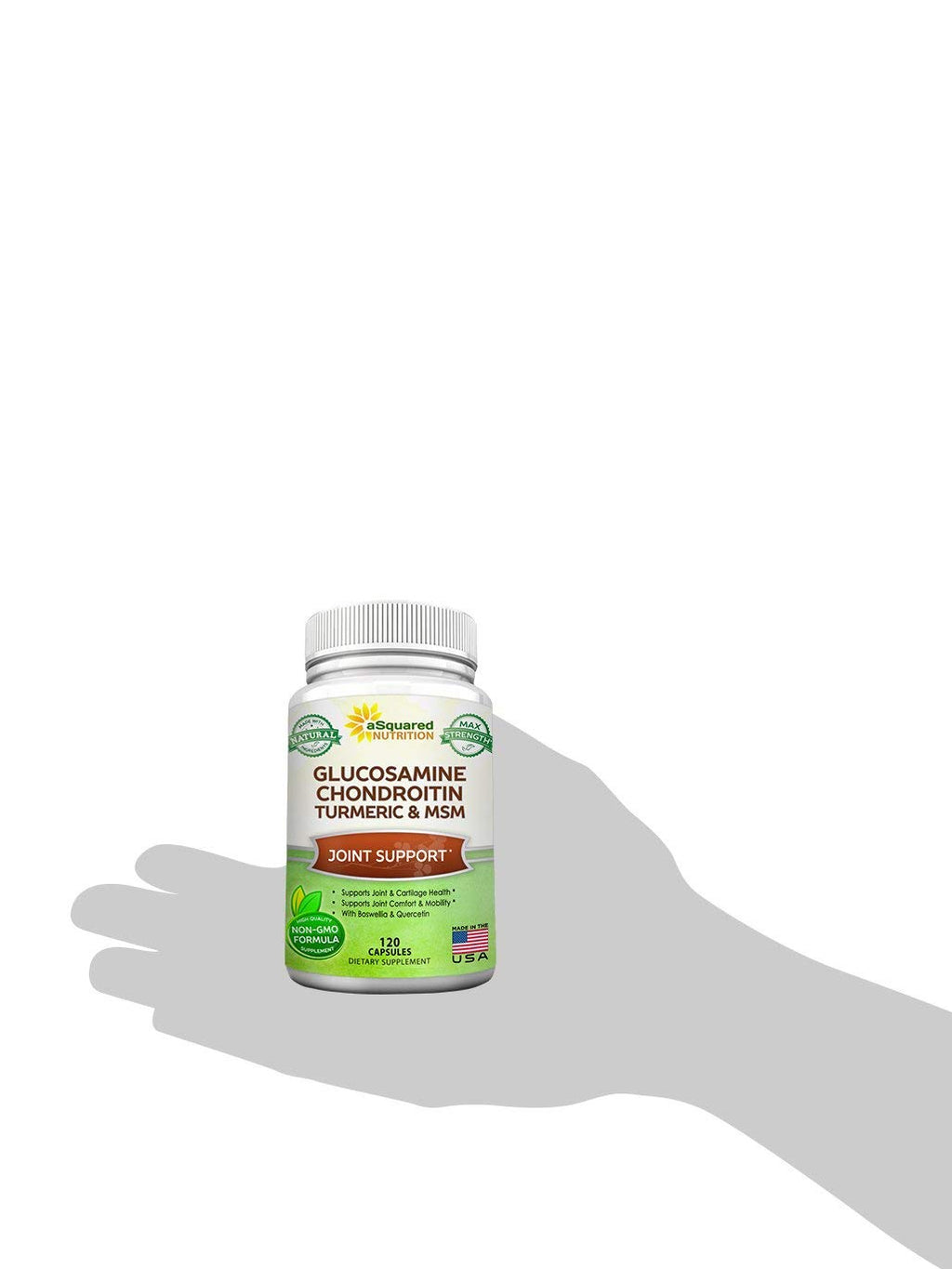 aSquared Nutrition Glucosamine Chondroitin MSM Boswellia Joint Support - image 9