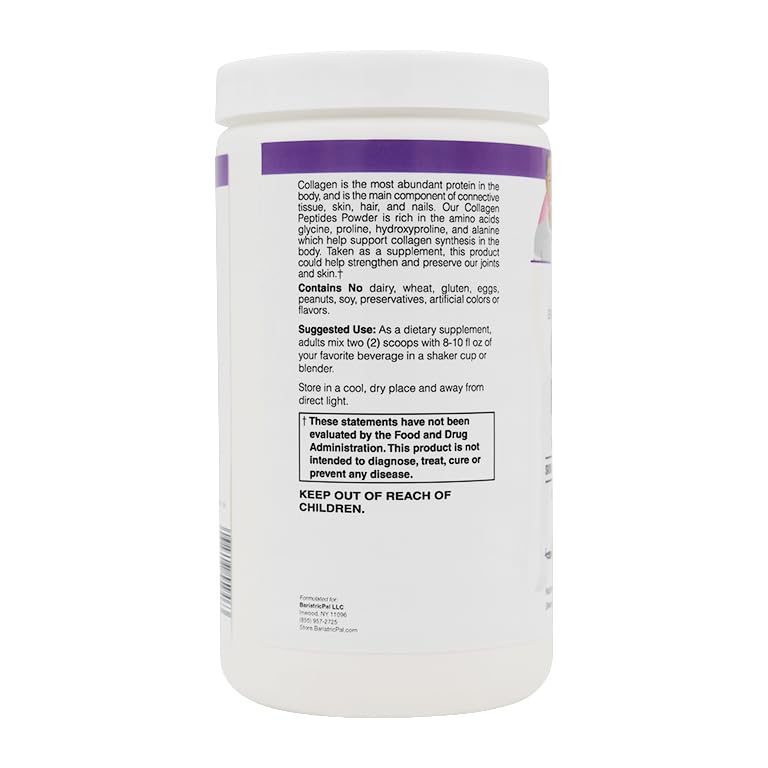 BariatricPal Collagen Peptides Powder Grass Fed Vanilla - 10.42 oz - image 4