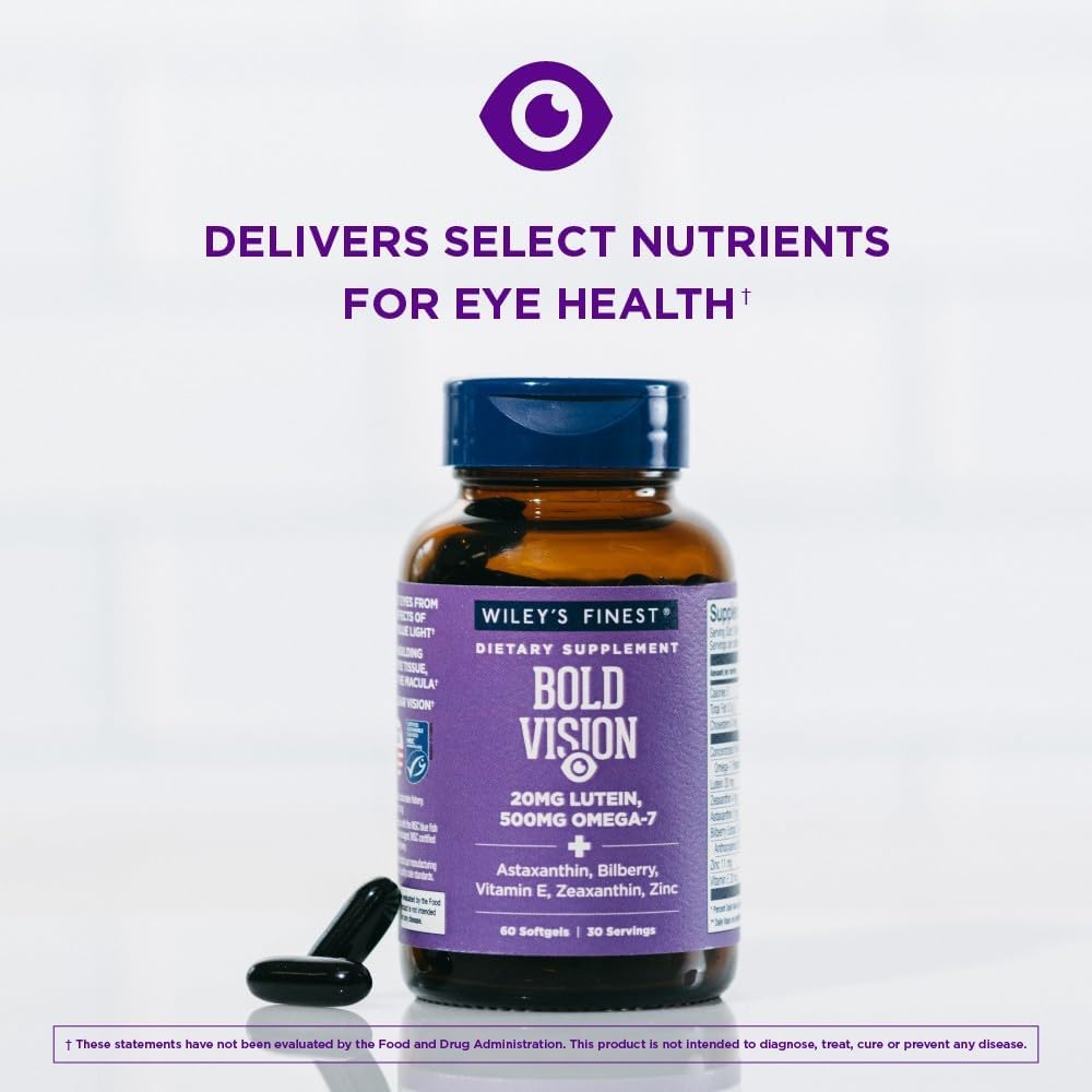Wiley's Finest Wild Alaskan Fish Oil Bold Vision - 60 Softgels - image 3
