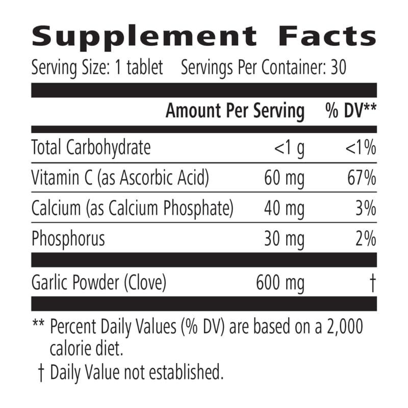 Generic Mega Garlic Plus Dietary Supplement - 30 Tablets - image 2