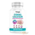 Vitapia Coral Calcium Powder & Magnesium Capsules - 120 Vegetarian Capsules