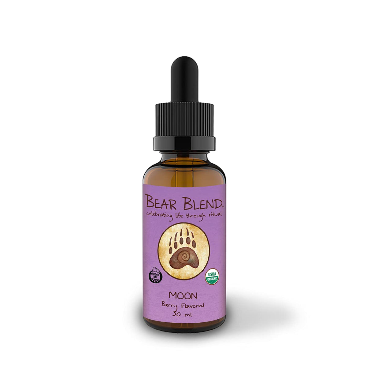 Bear Blend Organics Moon Herbal Elixir Berry Flavor - 30 ml