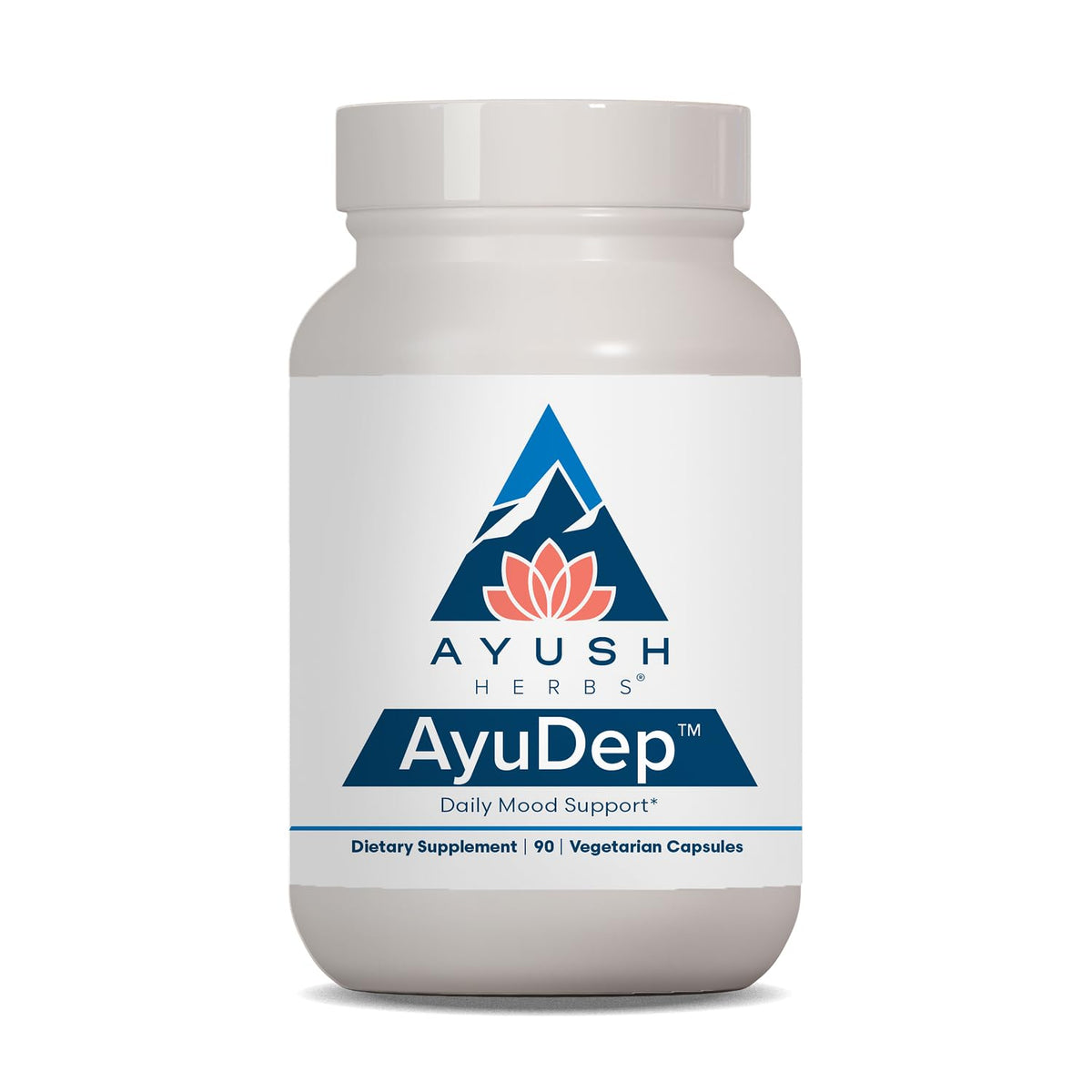 Ayush Herbs AyuDep Saffron & Ashwagandha Supplement - 90 Capsules