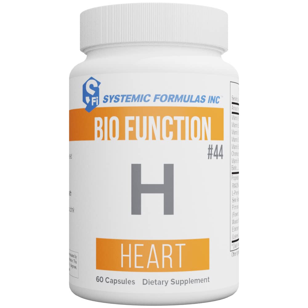 Systemic Formulas #44 H Heart Health Support - 60 Capsules