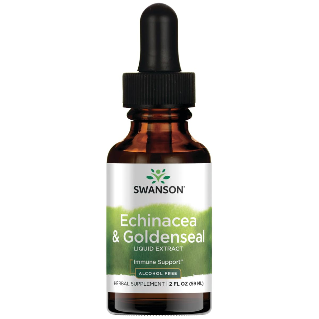 Swanson Echinacea & Goldenseal Liquid Herbal Extract - 2 fl oz