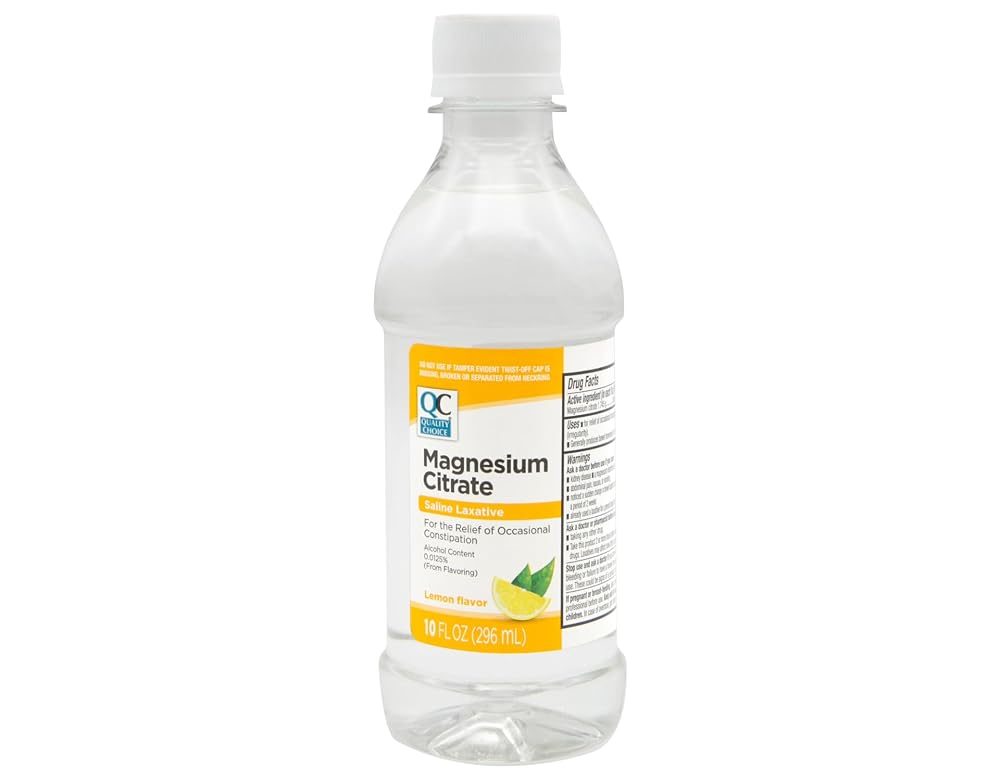 Quality Choice QC Magnesium Citrate Oral Solution Saline Laxative