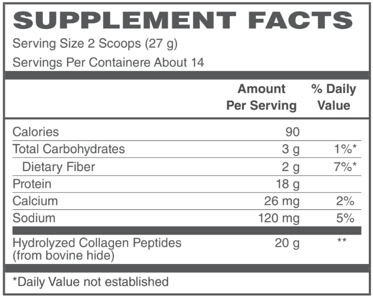 BariatricPal Collagen Peptides Powder Skin & Joint Support - 13.33 oz - image 2