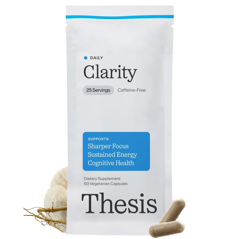 THESIS Clarity Nootropic Supplement for Men & Women with Lions Mane