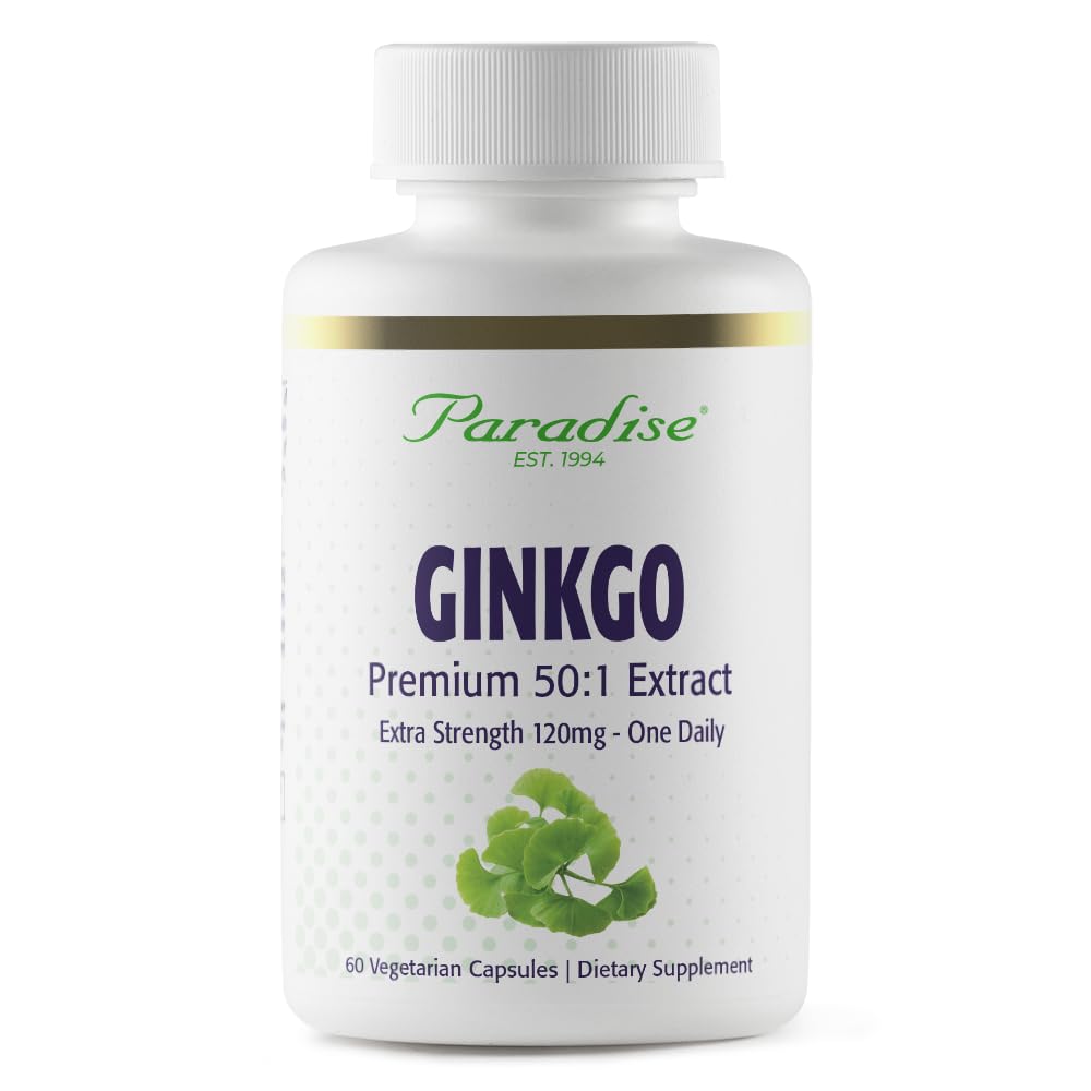 Paradise Herbs & Essentials Ginkgo Biloba Extract Vegan Non-GMO - image 2
