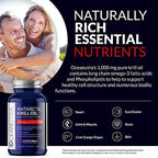 Oceanutra 100% Pure Krill Oil 1000mg