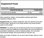 Swanson Extra Strength Zinc Picolinate 50 mg - 60 Softgels - image 2