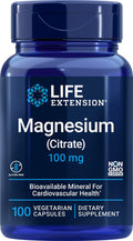 Life Extension Magnesium Citrate 100 mg - 200 Capsules