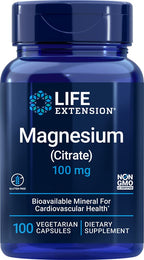 Life Extension Magnesium Citrate 100 mg - 200 Capsules