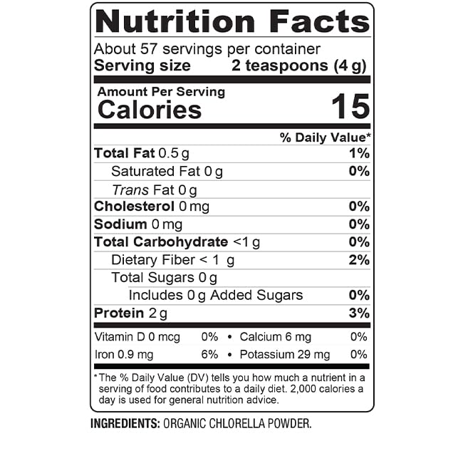 BareOrganics Bare Organics Chlorella Powder - 8 Ounce - image 2