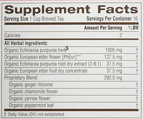 Traditional Medicinals Echinacea Plus Elderberry Immune Support - 16 Tea Bags - image 4