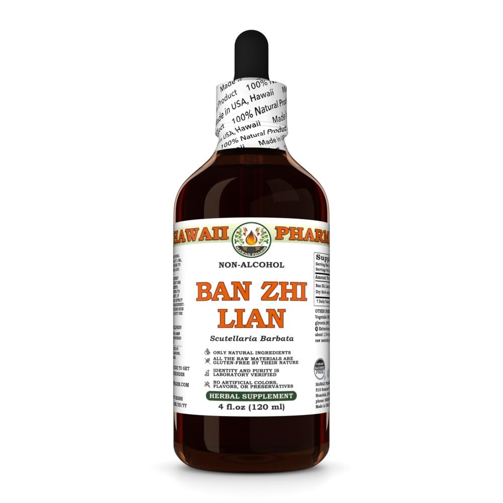 Hawaii Pharm Ban Zhi Lian Scutellaria barbata Herb Extract - 4 fl oz